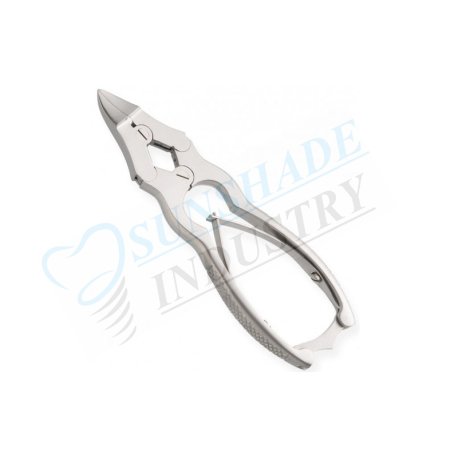  Professional Double Spring Toe Nail Cutter with Textured Handle & Back Lock –by Sunshade Industry 